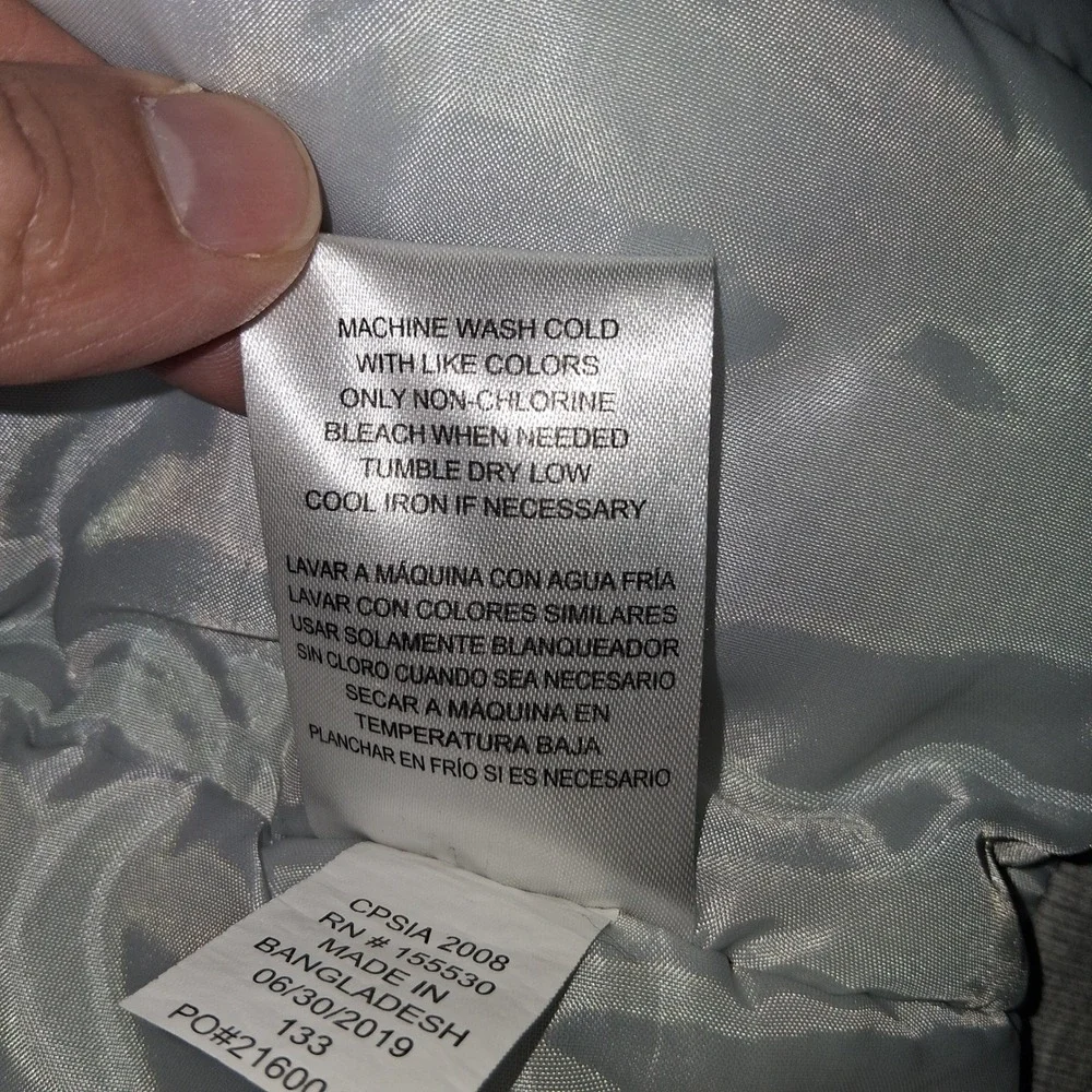 Buffalo‎ David Bitton Kids Silver Star Faux Fur Collar Bomber Jacket Size 3T